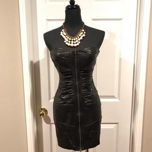 Forever 21 faux snake skin dress
